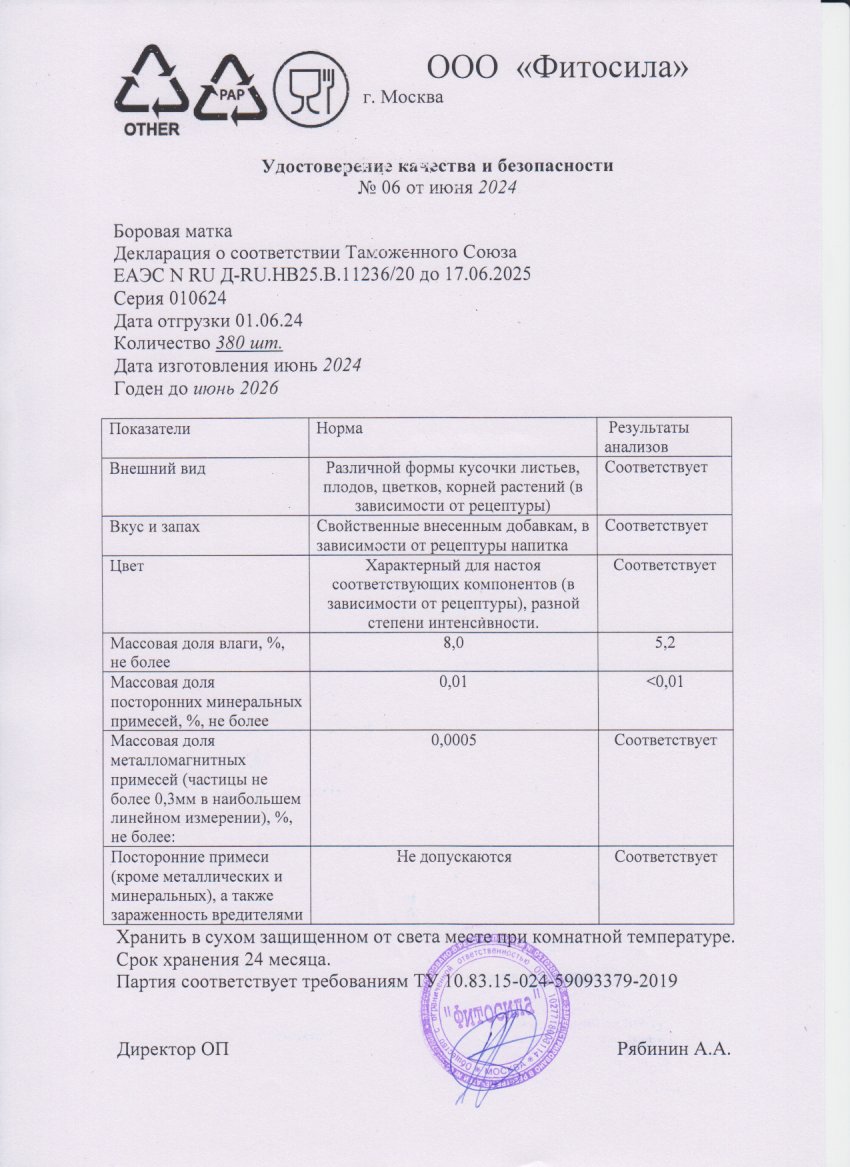 Паспорт №010624